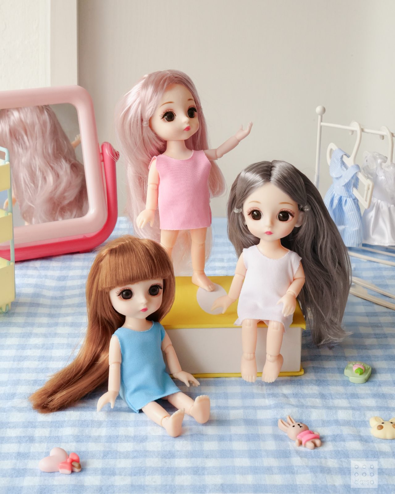 다이소 DIY 구체관절 인형 & 인형 옷