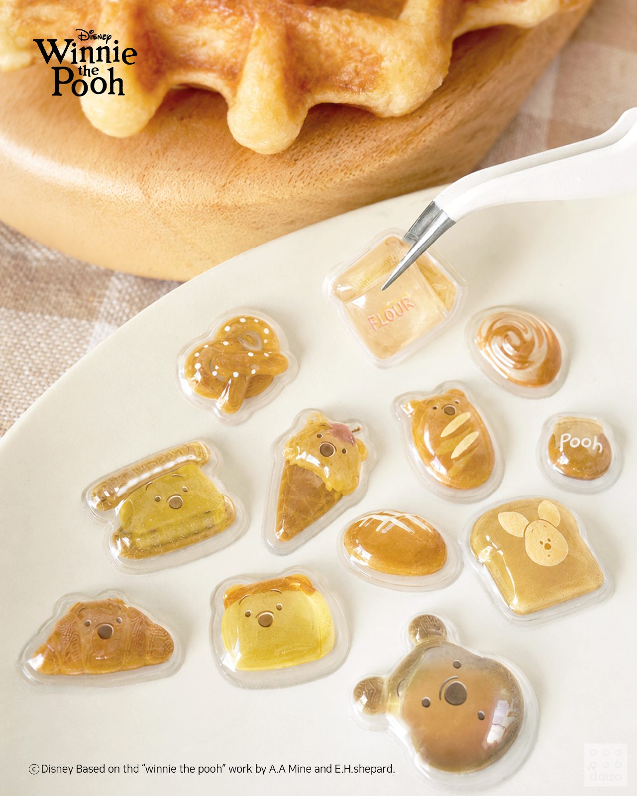 다이소 디즈니 신상✨ 귀여운 곰돌이 푸 베이커리 굿즈 출시! 🥐🍰